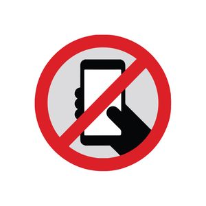 برچسب بازدارنده پویا مارکت طرح موبایل ممنوع کد PK106