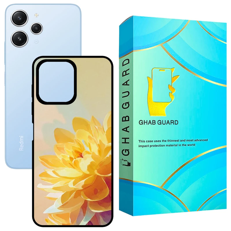 کاور قاب گارد طرح گل مدل GCHPR12 مناسب برای گوشی موبایل شیائومی Redmi 12 4G / Redmi 12 5G / Poco M6 Pro 5G