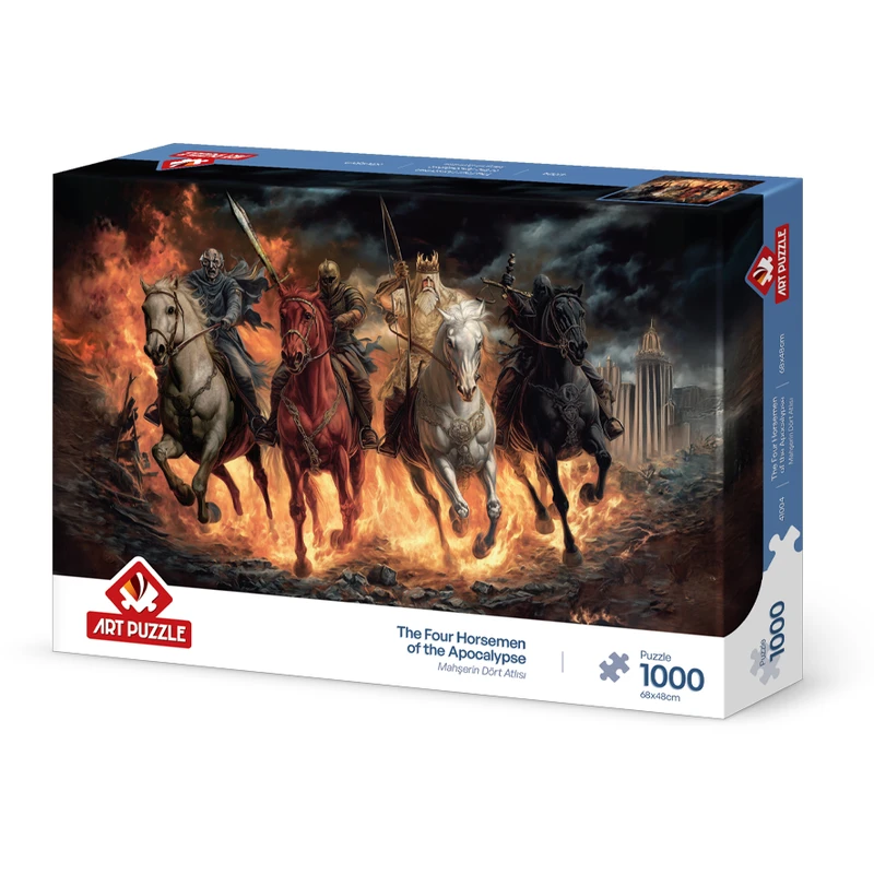 پازل 1000 تکه آرت پازل مدل The Four Horsemen of the Apocalypse كد 41004 مناسب نوجوان و بزرگسال