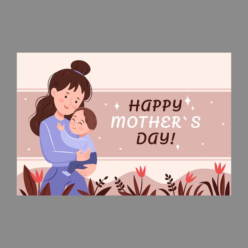 کارت پستال مدل روز مادر LAC1020