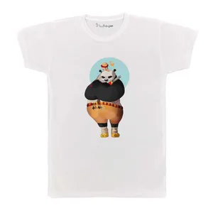 تی شرت بچگانه پرمانه طرح پاندای کونگ فو کار کد pmt.4526