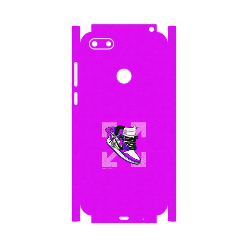 برچسب پوششی ماهوت مدل Nike Air Sneaker Digital Art-FullSkin مناسب برای گوشی موبایل موتورولا Moto E6 Play