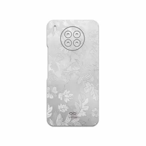 MAHOOT Silver-Wildflower Cover Sticker for Huawei Nova 8i