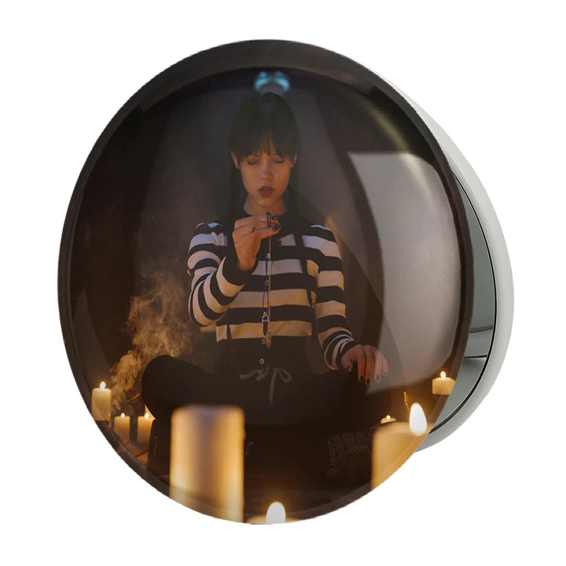 آینه جیبی خندالو طرح سریال ونزدی Wednesday مدل تاشو کد 25283 