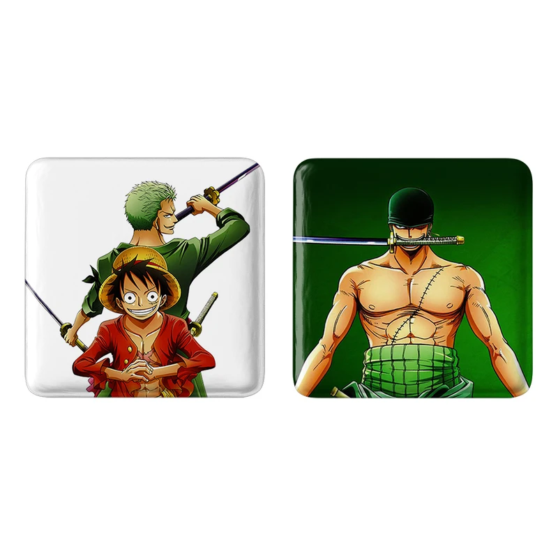 مگنت خندالو طرح رورونا زورو و لوفی انیمه وان پیس One Piece کد 1144311450 مجموعه 2 عددی