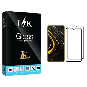 LKG LK Glass Screen Protector For Xiaomi Poco M3 Pack Of 2