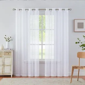 :پرده پانچ مدل حریر محو هفت رنگ کد 0 سایز 280*275 سانتی متر 