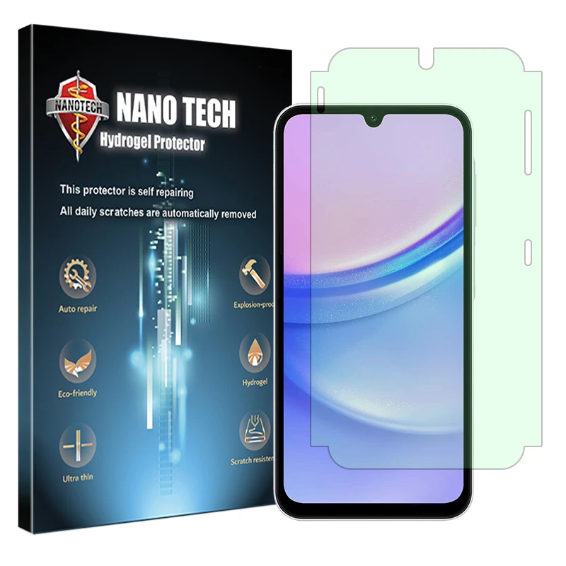 محافظ صفحه نمایش نانو تک مدل آنتی گرین مناسب برای گوشی موبایل سامسونگ Galaxy A15