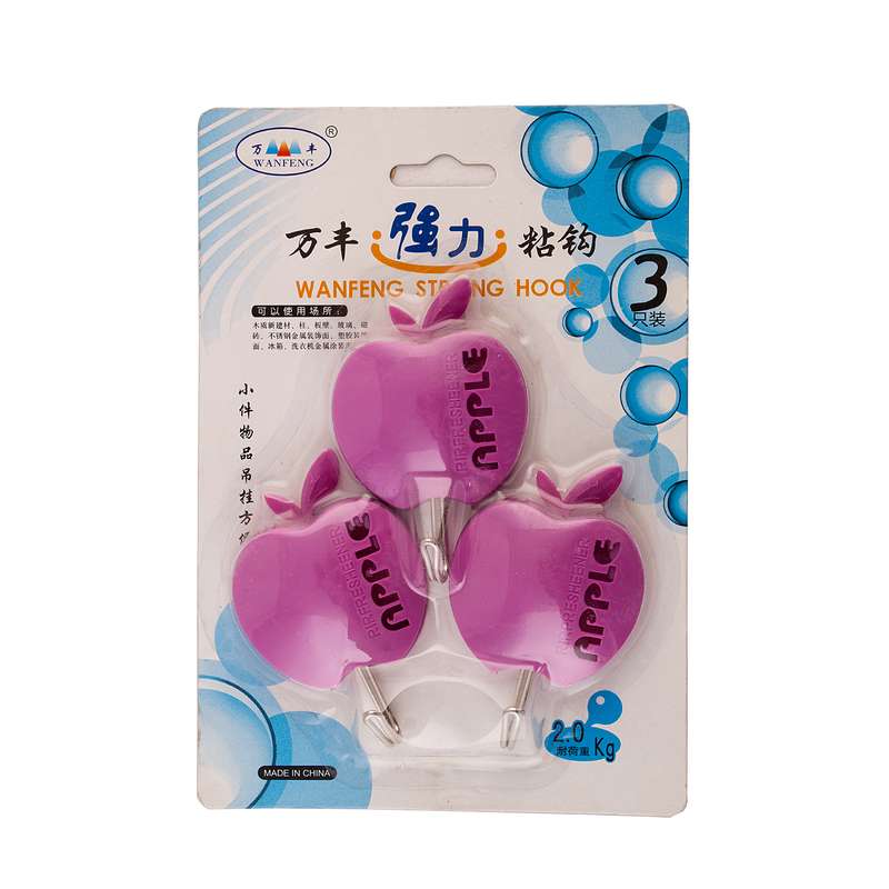  قلاب آویز آشپزخانه مدل سیب کد  390 بسته سه عددی