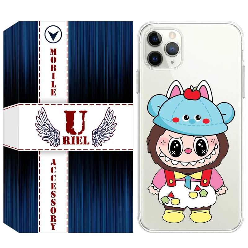 کاور یوریل مدل Clear کد 123 طرح لبوبو مناسب برای گوشی موبایل اپل iPhone 11 Pro Max