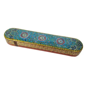 قلمدان خاتم کاری مدل فیروزه کد A101