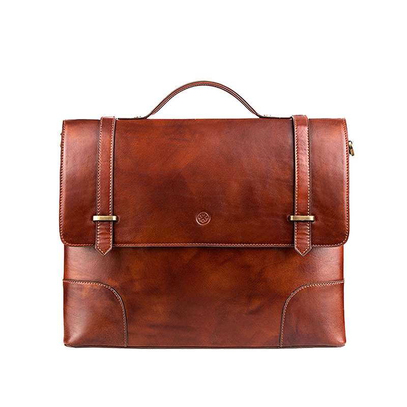 کیف اداری مردانه چرم حقی مدل BC6
