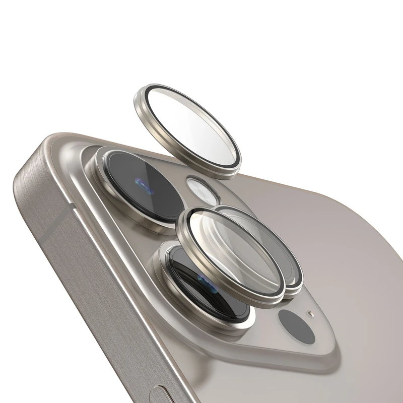 محافظ لنز دوربین شیشه‌ای تراسمی مدل TG04-29 مناسب برای گوشی موبایل اپل iPhone 16 / 16 Plus