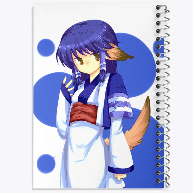 دفتر شطرنجی 50 برگ خندالو مدل بازی Utawarerumono کد 35360