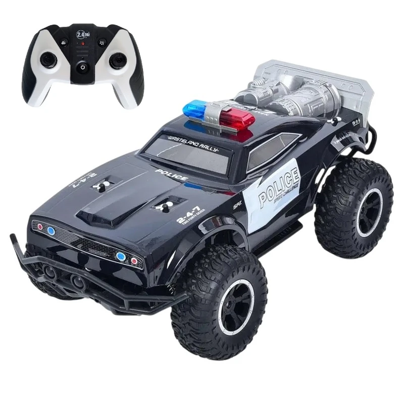 ماشین بازی کنترلی مدل آفرود طرح پلیس کد 3700