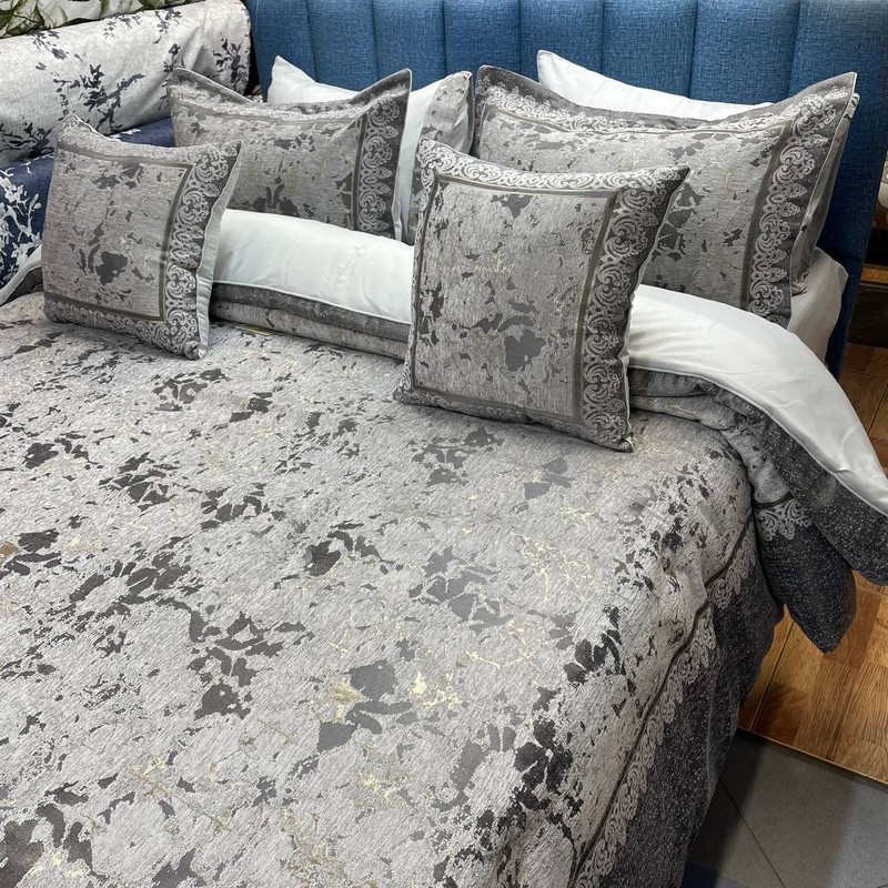 سرویس روتختی مدل مخمل شنل  دونفره 8 تکه