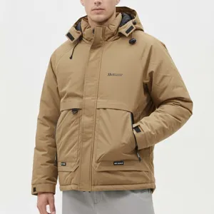 کاپشن مردانه مدل زمستانی کلاهدار 9082