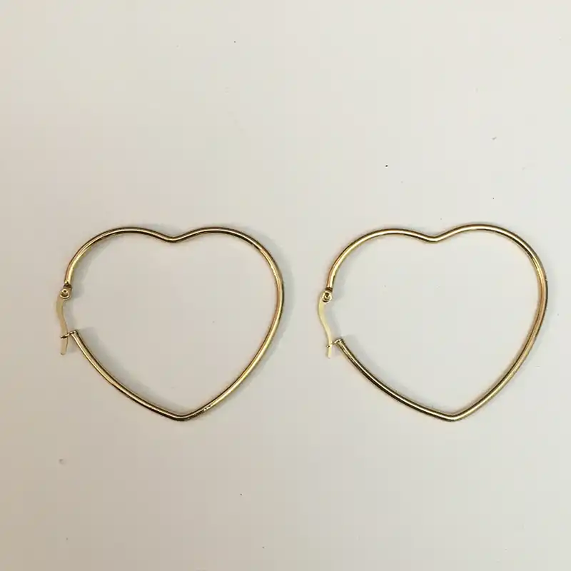 گوشواره زنانه مدل قلب کد 2