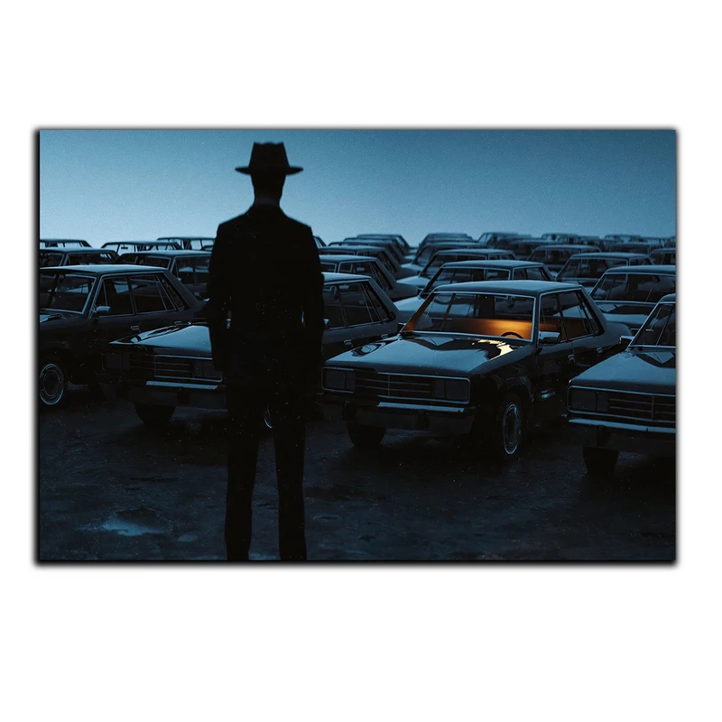 تابلو شاسی بکلیت طرح گاراژ ماشین مدل SH-S5375