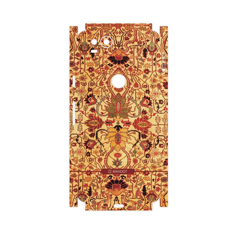 برچسب پوششی ماهوت مدل Persian-Carpet-Yellow-FullSkin مناسب برای گوشی موبایل گوگل Pixel 2