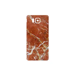 MAHOOT Red Marble Cover Sticker for Samsung Galaxy Alpha