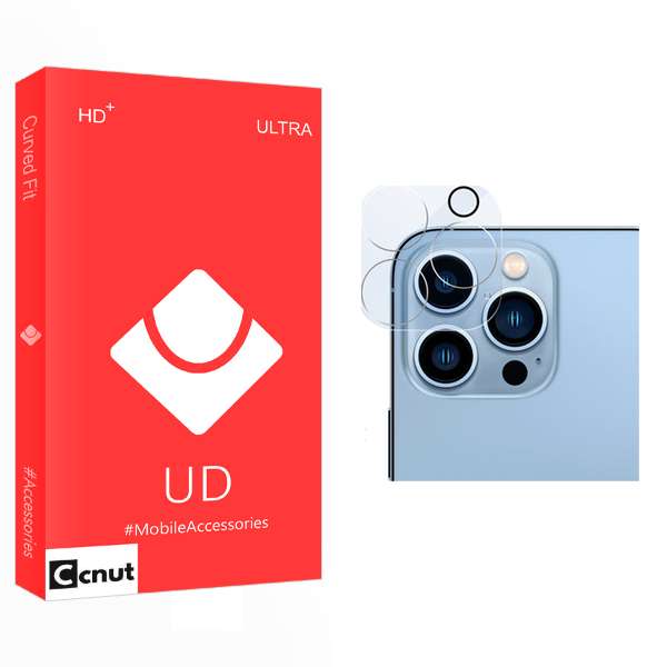 محافظ لنز دوربین کوکونات مدل UD Ultra FLL مناسب برای گوشی موبایل اپل iPhone 13 pro