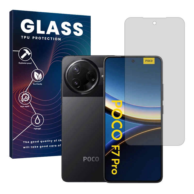 محافظ صفحه نمایش مات گلس مدل Resistant مناسب برای گوشی موبایل شیائومی Poco F7 Pro