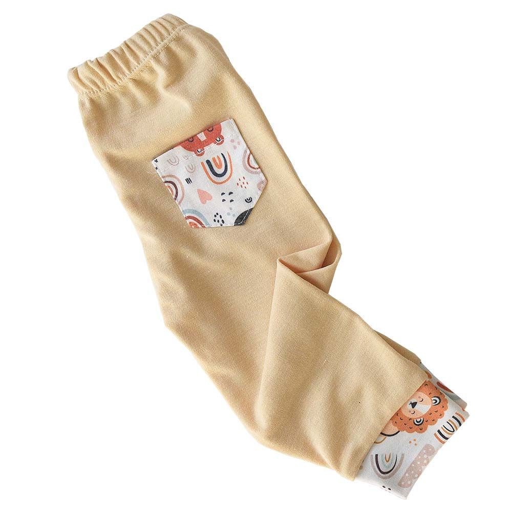 ست تی شرت آستین بلند و شلوار نوزادی سپیدپوش کد 1410107 - - 2