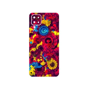 MAHOOT Vector Flower Garden Digital Art Cover Sticker for Samsung Galaxy F12