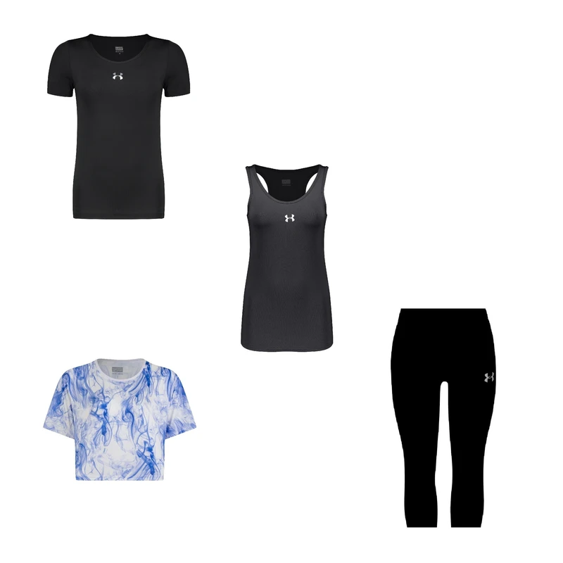 ست چهار تکه لباس ورزشی زنانه مدل 7101-9101-3101-56