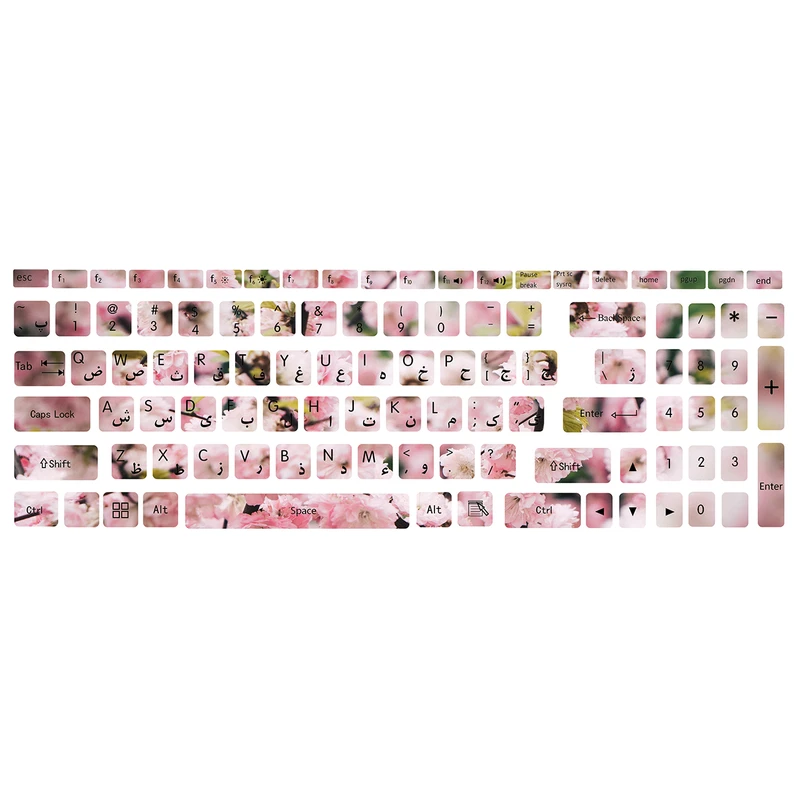 برچسب حروف فارسی کیبورد کد G-14