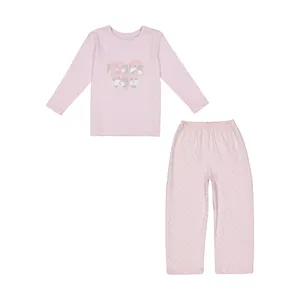 ست تی شرت آستین بلند و شلوار دخترانه ناربن مدل 1521422-84