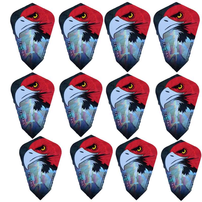 پر یدک دارت هاروس مدل fantail بسته 12 عددی