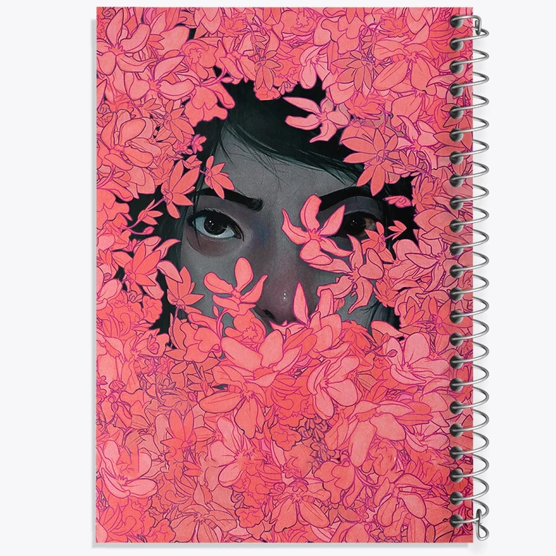 دفتر شطرنجی 50 برگ خندالو مدل دخترانه کد F1163