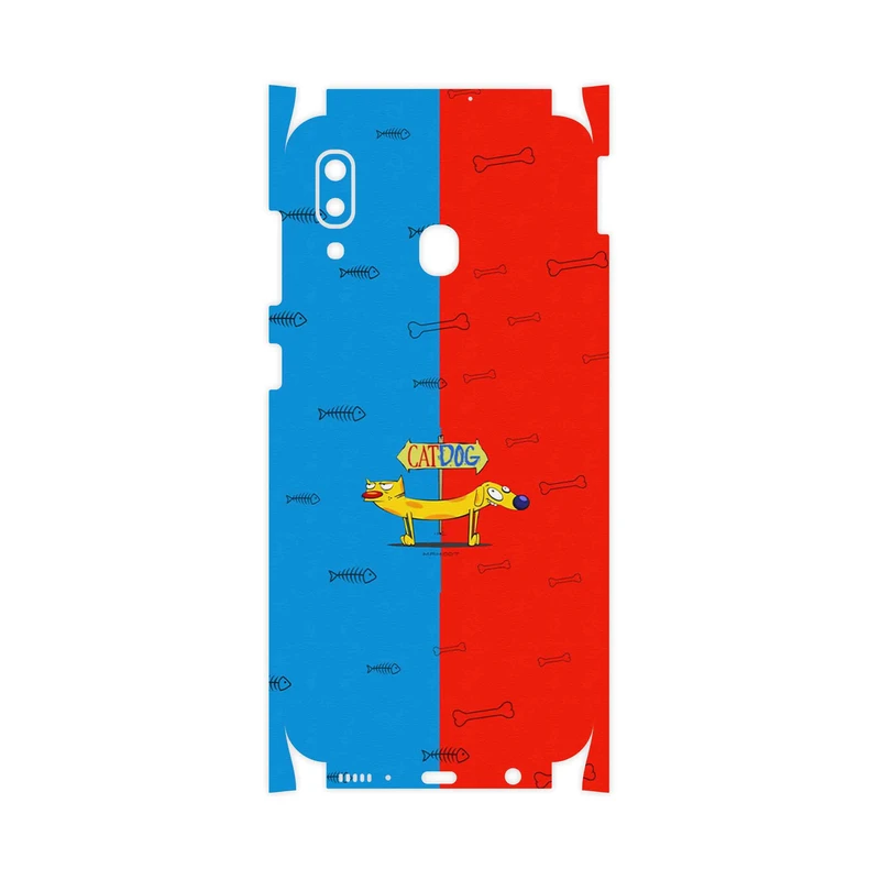 برچسب پوششی ماهوت مدل CatDog-FullSkin مناسب برای گوشی موبایل سامسونگ Galaxy M10s