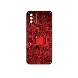 MAHOOT Red Printed Circuit Board Cover Sticker for Xiaomi Redmi 9T