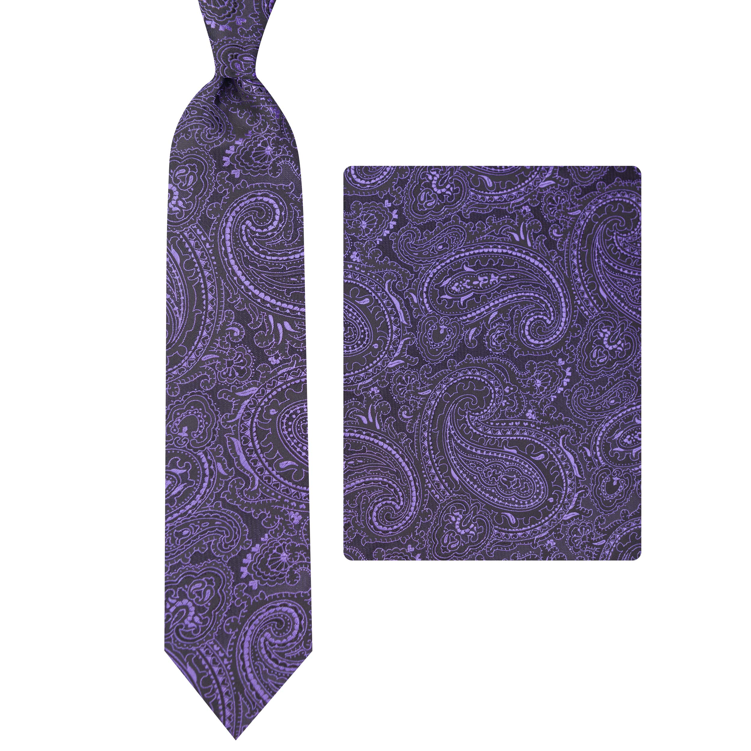 ست کراوات و دستمال جیب مردانه مدل GF-PA1540-PU