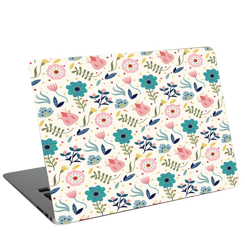 استیکر لپ تاپ طرح Beautiful Floral کد C-226 مناسب برای لپ تاپ 15.6 اینچ