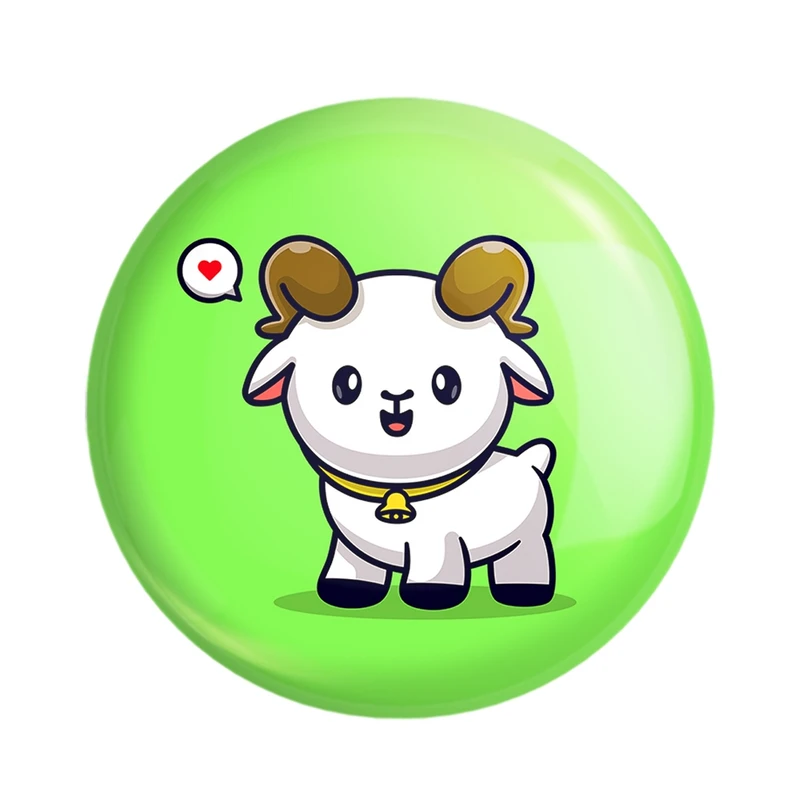 مگنت خندالو مدل حیوانات بامزه قوچ بز کد 29663