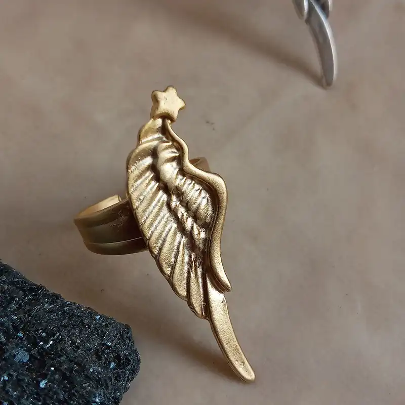 انگشتر مدل بال فرشته کد BA-4 0 0 5