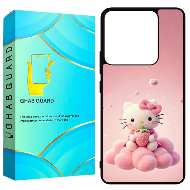 کاور قاب گارد طرح کیتی مدل GN144 مناسب برای گوشی موبایل شیائومی Redmi Note 14 4G