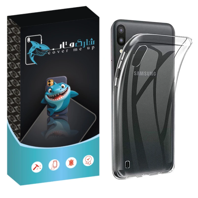کاور شارک قاب مدل Crystal مناسب برای گوشی موبایل سامسونگ Galaxy A10