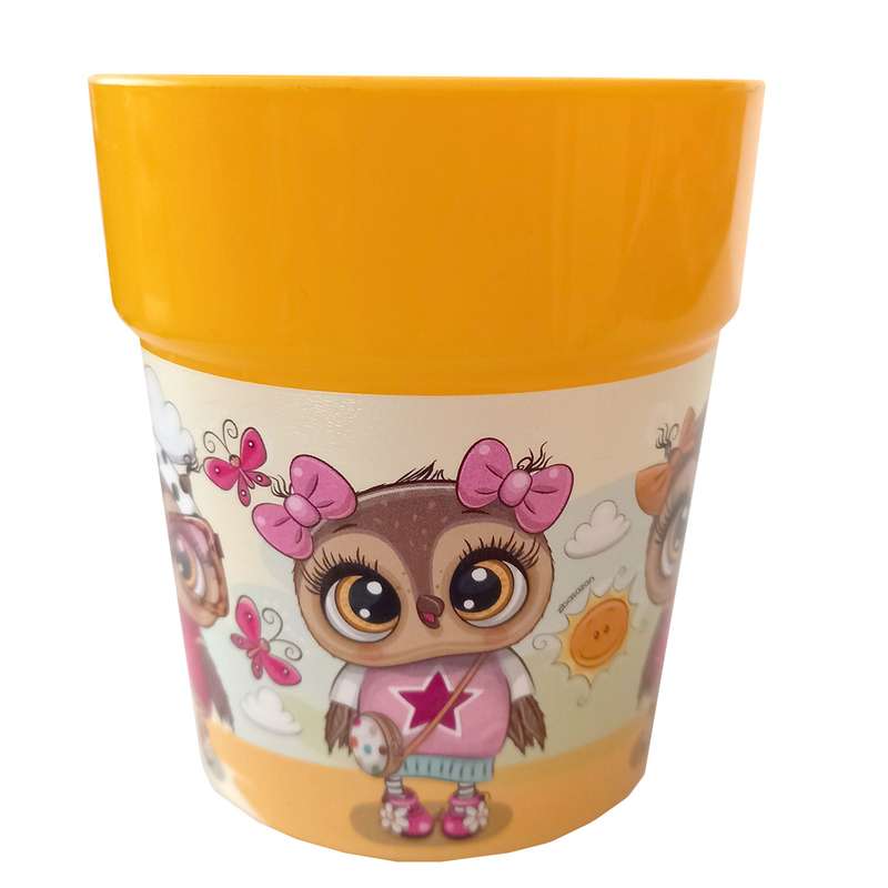 لیوان کودک مدل جغد و کفشدوزک کد 03