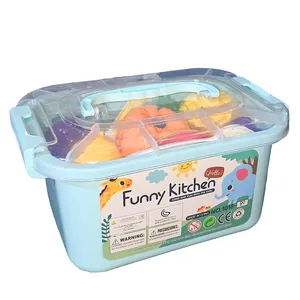 اسباب بازی مدل میوه برشی سطلی طرح Funny Kitchen کد 1018-80 