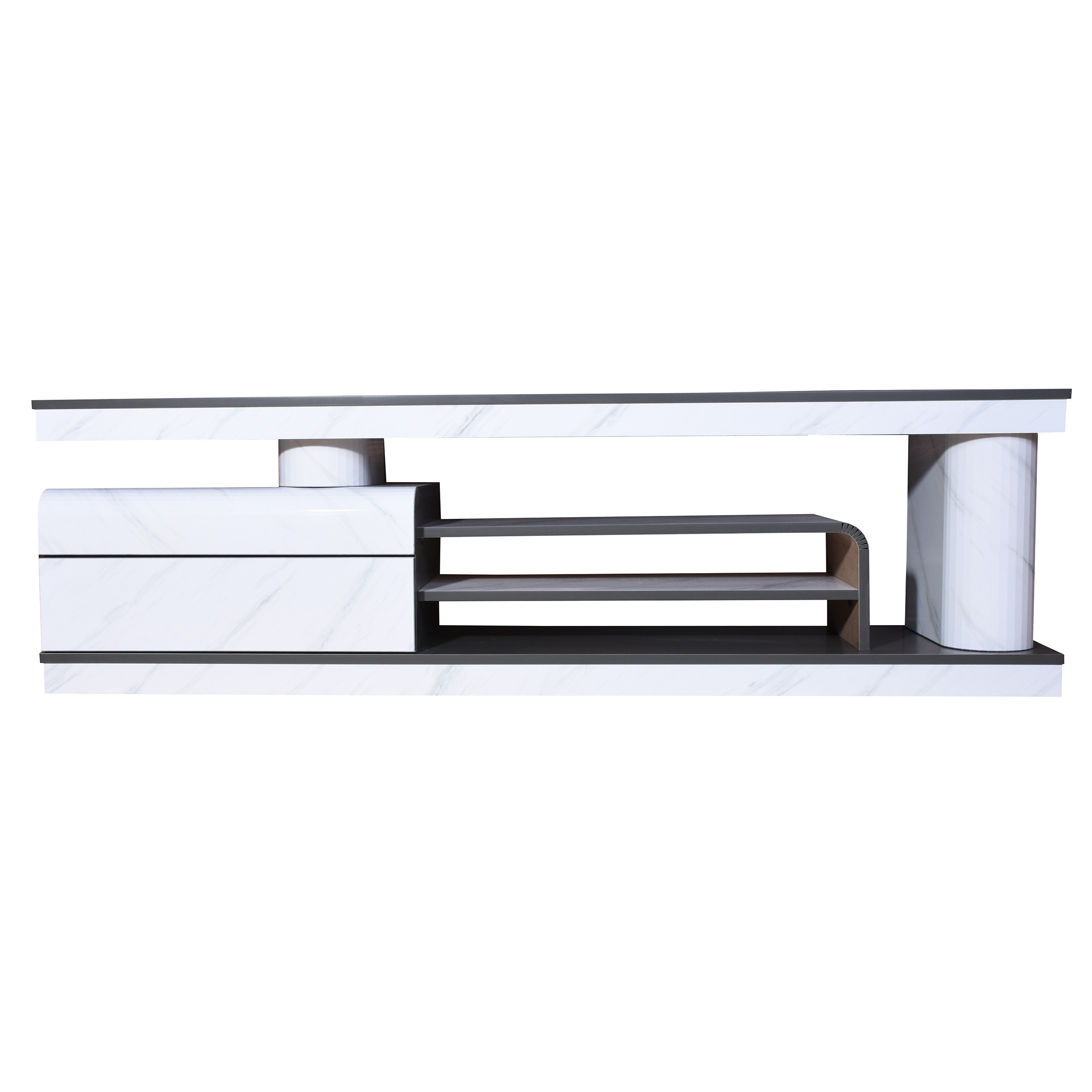 میز تلویزیون مدل دو تکه کد T 45