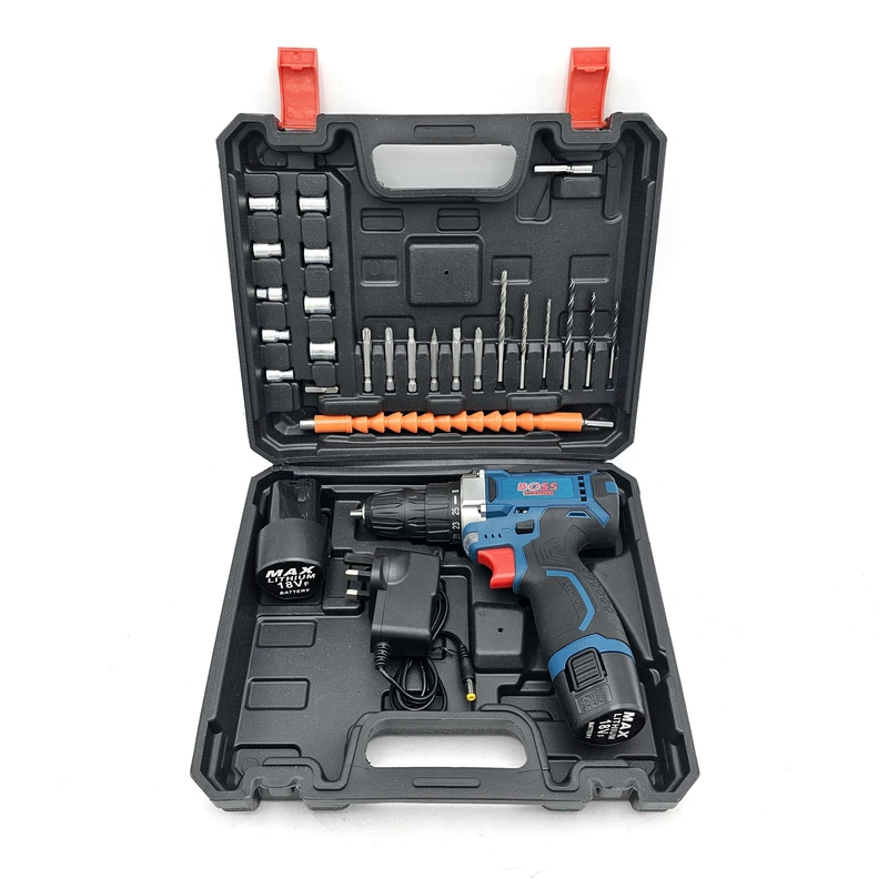  مجموعه 24 عددی دریل پیچ گوشتی شارژِی باس مدل 1801 کد 2