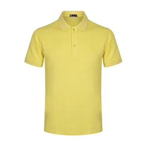 پولوشرت آستین کوتاه مردانه ناوالس مدل NAUTICAL رنگ زرد