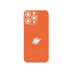 MAHOOT Minimalist origami bird Cover Sticker for Apple iPhone 14 Pro Max