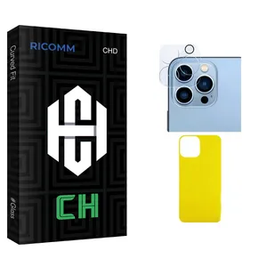 Ricomm CH Glass FLL Back Protector For Apple iPhone 13 ProMax With Camera Lens Protector