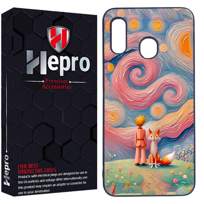 کاور هپرو طرح ونگوگ کد Dimo-445 مناسب برای گوشی موبایل سامسونگ Galaxy A20/A30